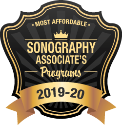 Most Affordable Sonography Associates Programs Badge